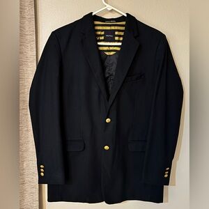 Nautica EUC BOYS Navy Brass Button blazer jacket SIZE 20 reg.